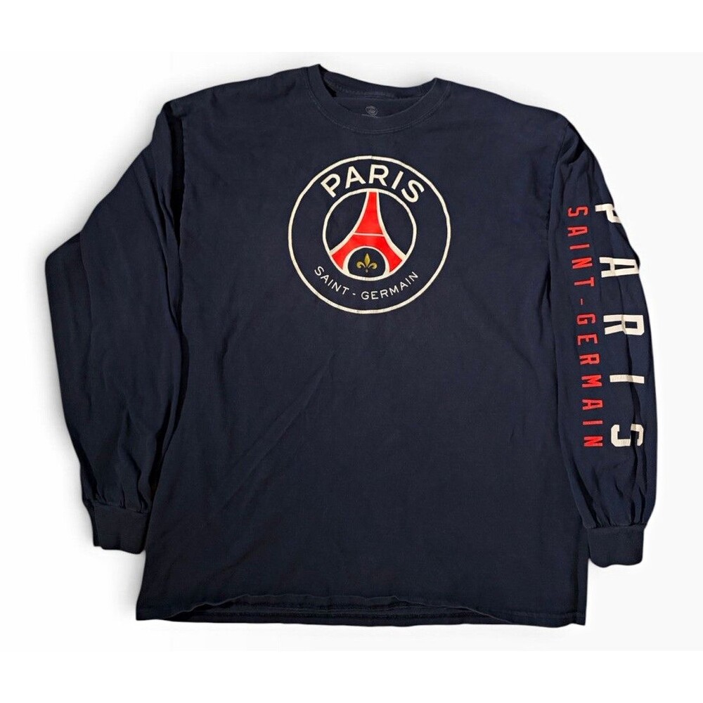 Paris Saint-Germain PSG 2017 long sleeve soccer shirt Men’s Size L Navy blue
